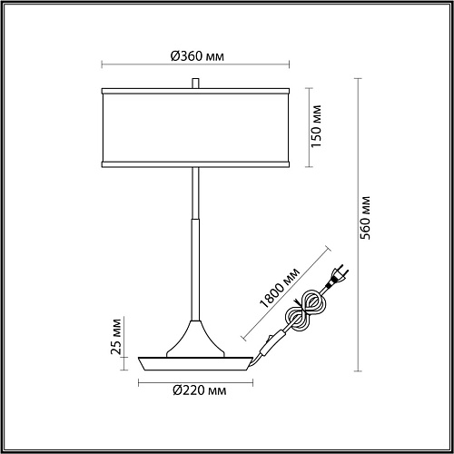картинка ODEON LIGHT 5064/2T MODERN (В 2-х КОРОБКАХ) ODL24 203 античн.бронза/серо-беж./металл/натур.камен."шп