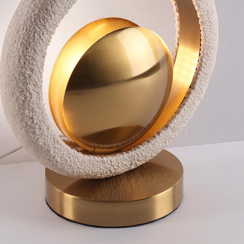 картинка ODEON LIGHT 5443/1T HIGHTECH ODL_EX25 037 сатинированн.латунь/беж./металл/полирезин Настольная лампа
