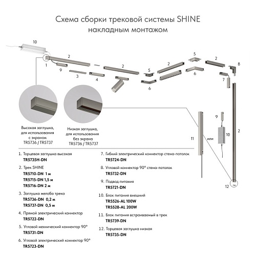 картинка Denkirs  Трек SHINE BASE TR5710-DN