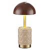 картинка ODEON LIGHT 5453/3TL L-VISION ODL_EX26 010 светлая бронза/кофейный/бежевый/металл/керамика Настольна