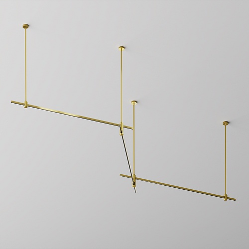 картинка Maytoni Шинопровод 1 м Flarity латунь