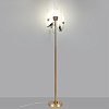 картинка ODEON LIGHT 5431/12FL L-VISION ODL_EX25 095 золотой(под латунь)/белый градиент/беж./зеленый/ металл/