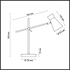картинка LUMION 3790/1T LOFTI LN19 000 матовый черный, золотой Настольная лампа E14 1*40W 220V LIAM