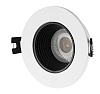 картинка Denkirs Точечный встраиваемый светильник  DK3061-WH+BK