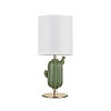 картинка ODEON LIGHT 5425/1TA MODERN ODL_EX25 099 золотой/зеленый/белый/металл/керамика/ткань Настольная ламп