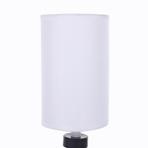 картинка LUMION 8206/1T COUNTY LN26 512 белый, дерево/текстиль Настольная лампа E27 1*60W 220V MADERANA