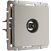 картинка WERKEL ТВ-розетка оконечная (дымчатый) W1283004