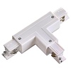 картинка NOVOTECH 135054 PORT NT19 299 белый Соединитель "Т" правый внешний с токопроводом для трехфазного ши