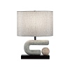 картинка ODEON LIGHT 5410/1TA MODERN ODL_EX23 115 черный матов./серый металл/полирезин/ткань Настольная лампа