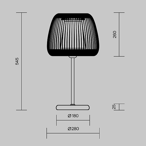 картинка Maytoni Настольный светильник Киригами / Kirigami E27х1