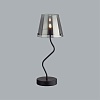 картинка LUMION 6570/1T MODERNI LN26 212 черный/дымчатый/металл/стекло Настольная лампа G9 1*20W 220V SMOKY