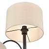 картинка LUMION 8042/2F MODERNI LN26 463 черный/бежевый, металл/текстиль Торшер Е27 1*60W + Е14 1*40W 220V KA