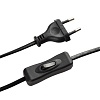 картинка LUMION 8037/1T MODERNI LN26 461 черный/серый/золотой, металл/текстиль Настольная лампа Е27 60W 220V 