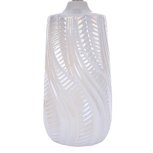 картинка LUMION 8211/1T CLASSI LN26 475 белый жемчужный/белый, керамика/текстиль Настольная лампа Е27 1*60W 2