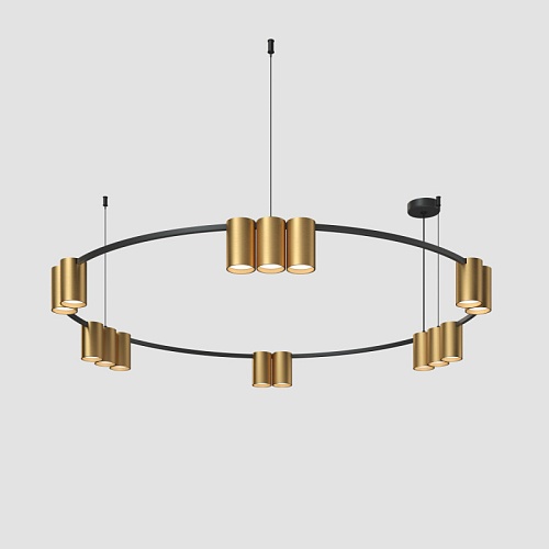 картинка Denkirs Подвесной светильник ORBIT DK4067-BK+SG