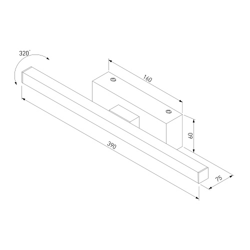 картинка Elektrostandard Настенный светодиодный светильник Rino 40121/LED белый