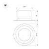 картинка Arlight Светильник Downlight  040340