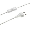 картинка LUMION 8250/1T MODERNI LN26 527  никель/бежевый, металл/текстиль Настольная лампа Е27 60W 220V NIKKI