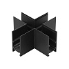 картинка NOVOTECH 135172 SHINO NT23 132 черный Соединитель для низковольтного шинопровода "X-образный" IP20 F
