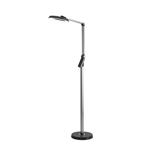 картинка LUMION 8332/15FL LEDIO LN26 458 темно-серый, металл/пластик Торшер LED 15W 3000/4000/6000K ССТ/димме