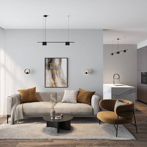 картинка Denkirs Бра ORBIT DK5060-BK