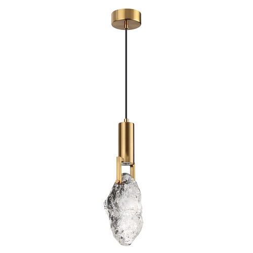 картинка ODEON LIGHT 4372/5L MIDCENT ODL23 239 античная бронза/металл/стекло Подвесной св-к IP20 LED 5W 200Лм