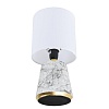 картинка LUMION 8169/1T COUNTY LN26 503 белый/серый керамика/текстиль Настольная лампа E14 1*40W 220V GIATA