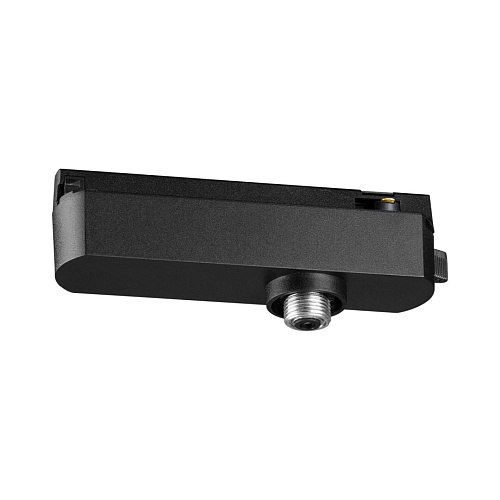 картинка NOVOTECH 359126 KONST NT23 088 черный Трековый однофазный двухжильный адаптер для светильников 35912