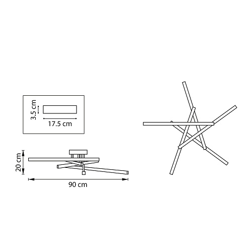 картинка Lightstar Люстра потолочная Palla  739033