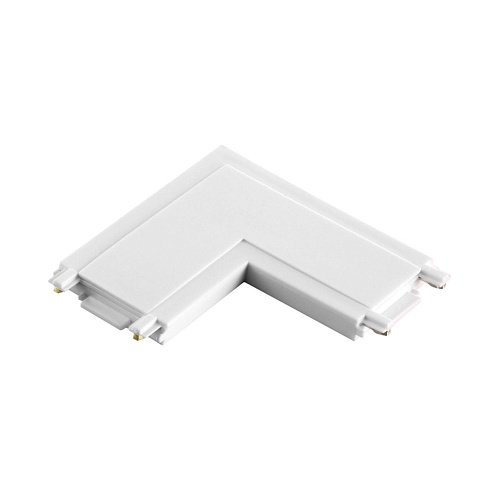 картинка NOVOTECH 135206 SHINO NT23 176 белый Соединитель с токопроводом "L" для низковольтного шинопровода I