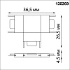 картинка NOVOTECH 135269 SHINO NT24 109 черный Соединитель с токопроводом "T" для низковольтного шинопровода 