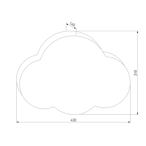 картинка TK Lighting Настенный светильник 10006 Cloud
