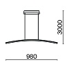 картинка Maytoni Подвесной светильник Изгиб / Curve 2600-3500К 15Вт