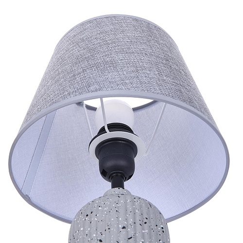 картинка LUMION 8216/1T CLASSI LN26 508 серый, керамика/текстиль Настольная лампа Е27 1*60W 220V FANNA