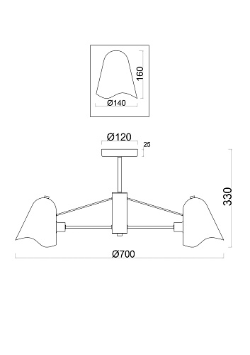 картинка Freya Люстра Манон / Manon