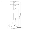 картинка ODEON LIGHT 4889/1T STANDING ODL_EX22 157 золотой/зеленый/стекло База для высокой лампы E27 1*60W TO