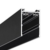 картинка NOVOTECH 135299 PORT NT25 200 черный Шинопровод накладной/подвесной в комплекте заглушки 2шт, крышка