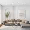 картинка Denkirs  Точечный встраиваемый светильник FLAT DK2091-BK