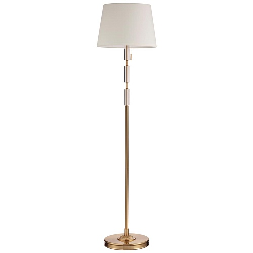 картинка ODEON LIGHT 4894/1F MODERN ODL_EX22 161 бронзовый/белый/абажур ткань Торшер E27 1*60W LONDON