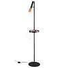 картинка ODEON LIGHT 4240/1F HIGHTECH ODL21 321 черн/зол/металл Напольн.св-ник c выкл, USB IP20 LED GU10 max 