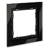 картинка Рамка стеклянная VOLTUM S70 на 1 пост, (черный,стекло)