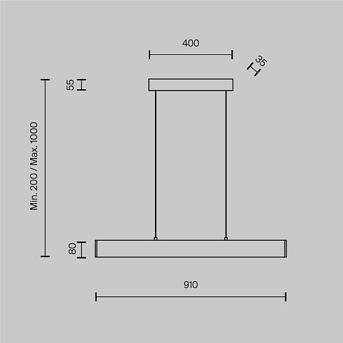 картинка Maytoni Подвесной светильник Шаг / Step 3000К 23Вт