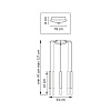 картинка Lightstar Люстра подвесная Tubo  L5T747147