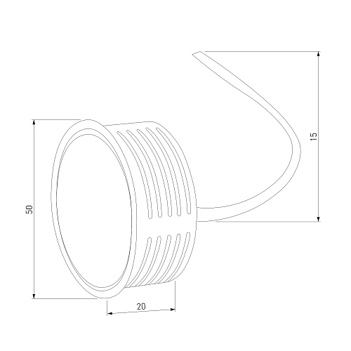 картинка Elektrostandard Светодиодный модуль 7W 3000K 105° BMGU1001