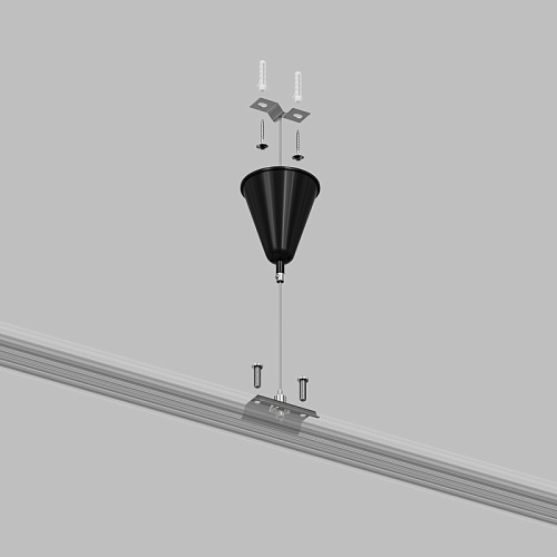 картинка Denkirs Подвесное крепление для трека  TR1105-BK