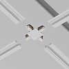 картинка Maytoni Коннектор Х-образный Unity встраиваемый белый