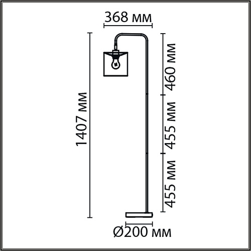 картинка LUMION 8037/1F MODERNI LN26 461 черный/серый/золотой, металл/текстиль Торшер Е27 60W 220V ELSA