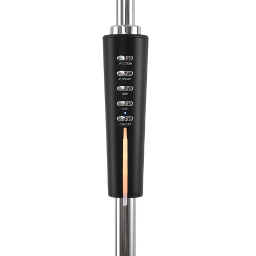 картинка LUMION 8331/15FL LEDIO LN26 458 черный, металл/пластик Торшер LED 15W 3000/4000/6000K 220-240V ССТ/д