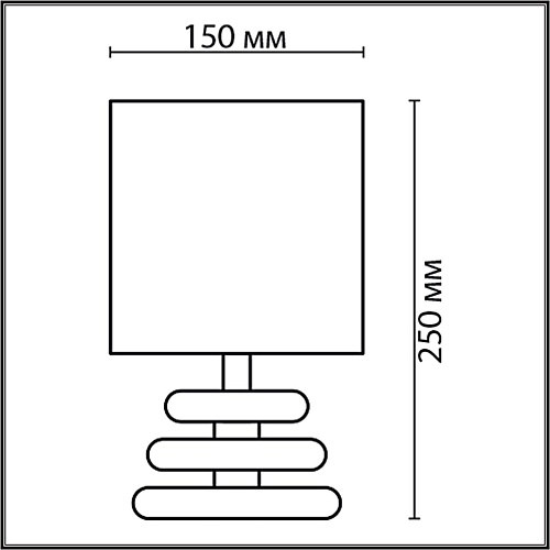 картинка LUMION 8126/1T COMFI LN26 510 коричневый/бежевый/белый, керамика/текстиль Настольная лампа Е14 1*40W