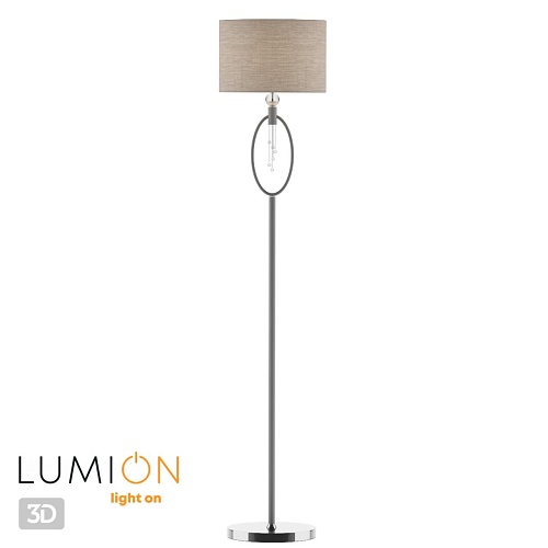 картинка LUMION 4515/1F NEOCLASSI LN26 069 хром, серый Торшер E27 60W 220V SANTIAGO